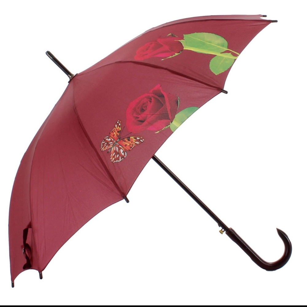It is a Wonderful World Automatic Umbrella  Rose wine